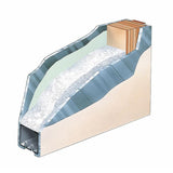 JELD-WEN 32x80 Steel prehung entry door, Left-hand outswing, Primed – silo view 4