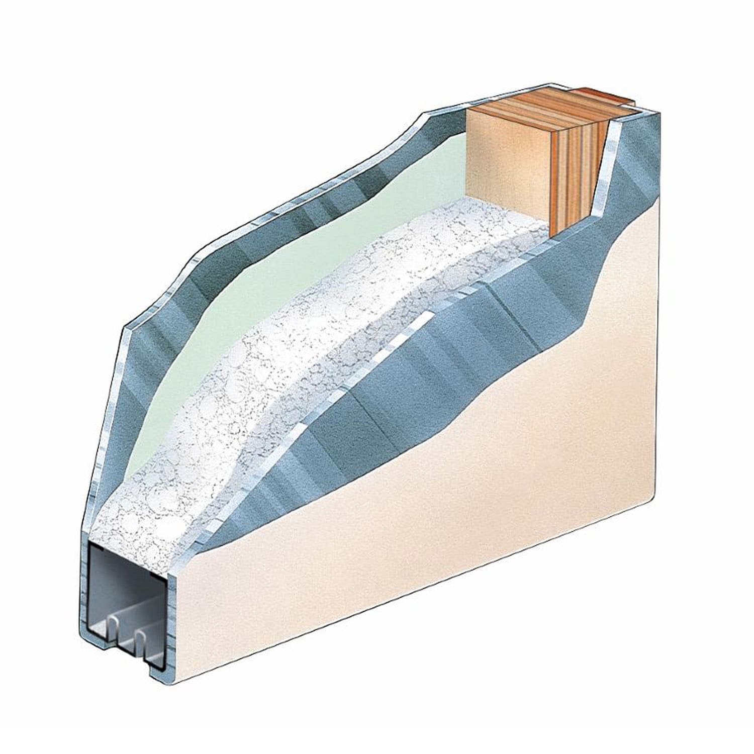 JELD-WEN 30x80 Steel prehung entry door, Left-hand outswing, Primed – silo view 4
