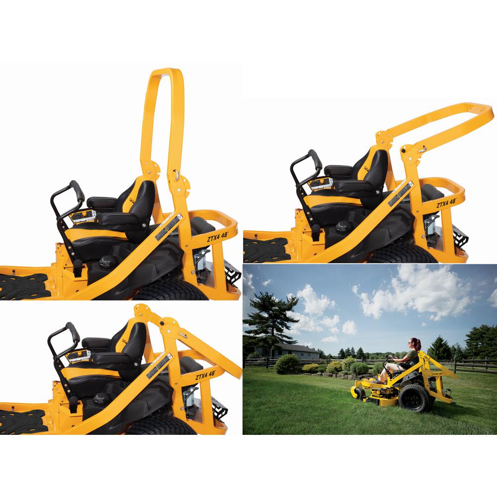 Cub Cadet Ultima ZTX4 60 in. Fabricated Deck 24 HP Kohler Pro 7000 Series V-Twin Engine Zero Turn Mower with Roll Over Protection
