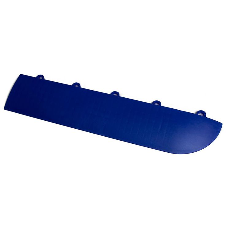 MotorDeck 12 in. x 3 in. Royal Blue Modular Edging Kit Female Garage Flooring (22-Piece, Includes 2 Corner Edges)