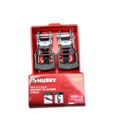 16 ft. 1.25 in. Ratchet Tie Down with S-Hook (4-Pack) - Super Arbor