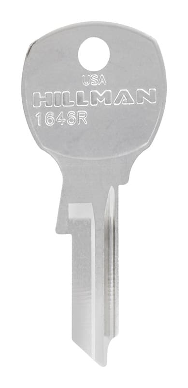 Hillman Traditional Mailbox Universal Key Blank, Single (Brass)