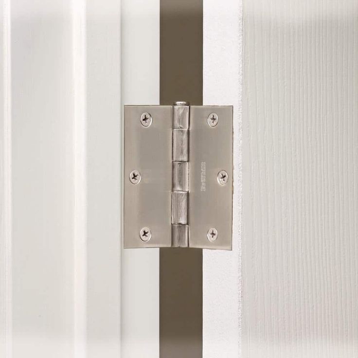 3-1/2 in. Square Corner Satin Nickel Door Hinge Value Pack (48-Pack)
