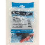 1/2 in. Plastic PEX Barb x 3/4 in. Male Hose Thread Washing Machine Valve Blue with Clamp