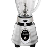 Whirlwind Heritage Blend 48 oz. 1000 Plus 2 Speed Blender in Chrome with Food Processor and Glass Blender Jar