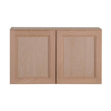 Easthaven Shaker Assembled 36x30x12 in. Frameless Wall Cabinet in Unfinished Beech - Super Arbor