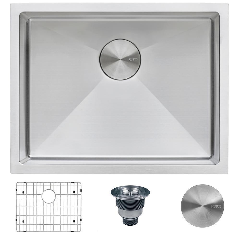 Undermount Stainless Steel 32 in. Single Bowl Kitchen Sink 16-Gauge - Super Arbor