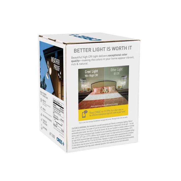 Cree 150W Equivalent Bright White (3000K) PAR38 Dimmable Exceptional Light Quality LED 40 Degree Flood Light Bulb