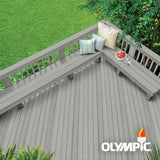 Olympic Elite 1 Gal. Flint Solid Advanced Exterior Stain and Sealant in One - Super Arbor