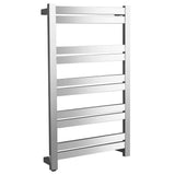 Malibu Series 10-Bar Stainless Steel Wall Mounted Electric Towel Warmer in Brushed Nickel - Super Arbor