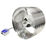 1450 CFM SIlver Electric Powered Gable Mount Electric Attic Fan - Super Arbor