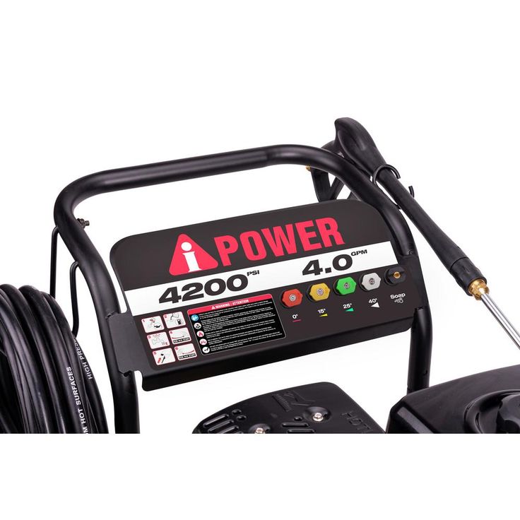 A-iPower 4200 PSI 4.0 GPM Powered Cold Water Gas Pressure Washer