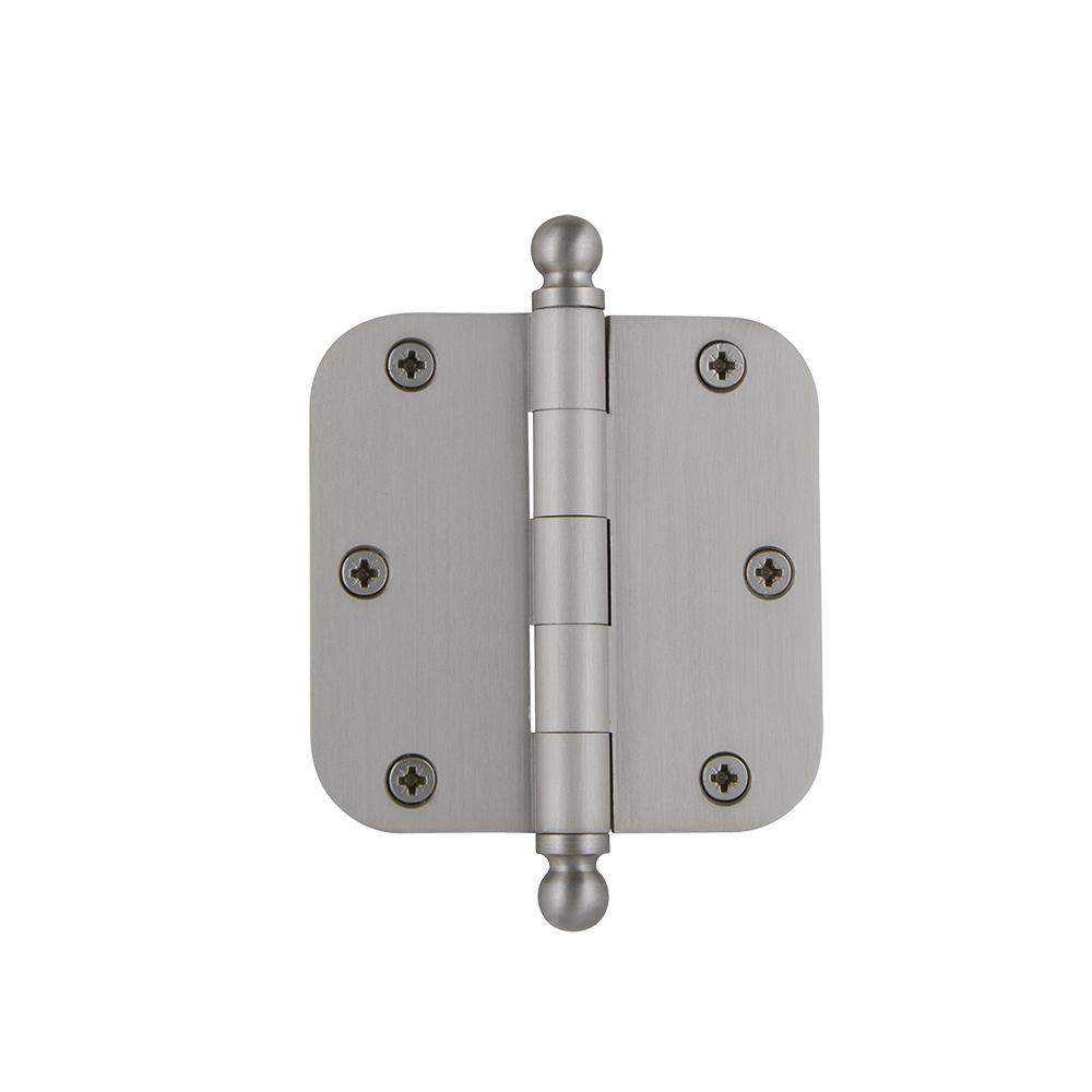 3.5 in. Ball Tip Residential Hinge with Square Corners in Oil-Rubbed Bronze - Super Arbor