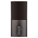 SmartCode 915 Contemporary Venetian Bronze Electronic Deadbolt with San Clemente Handle Set and Halifax Interior Lever - Super Arbor