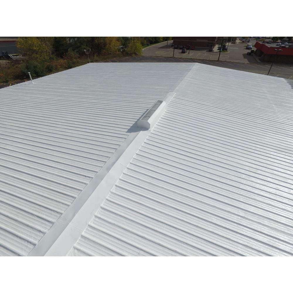 TekTop 5 Gal. Tan 100% Silicone High Solids Roof Coating - Super Arbor