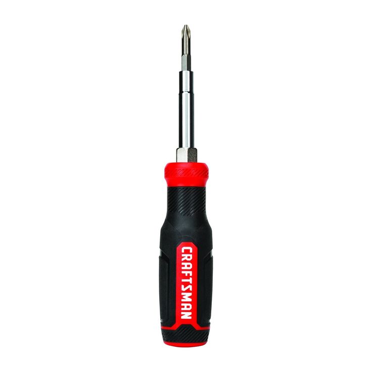 CRAFTSMAN 6-Piece Bi-Material Handle Multi-Bit Screwdriver