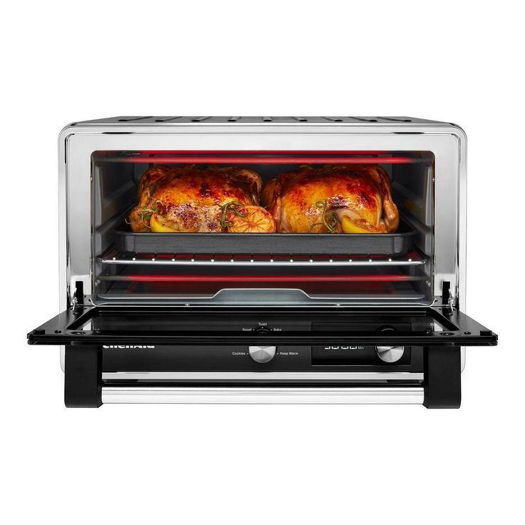 Matte Black Digital Countertop Oven