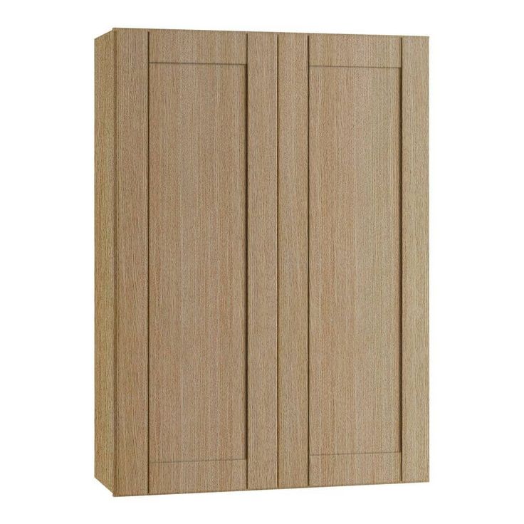 Home Decorators Collection Washington 33 in. W x 12 in. D x 42 in. H Assembled Plywood Wall Kitchen Cabinet in Vanguard Oak with Soft Close