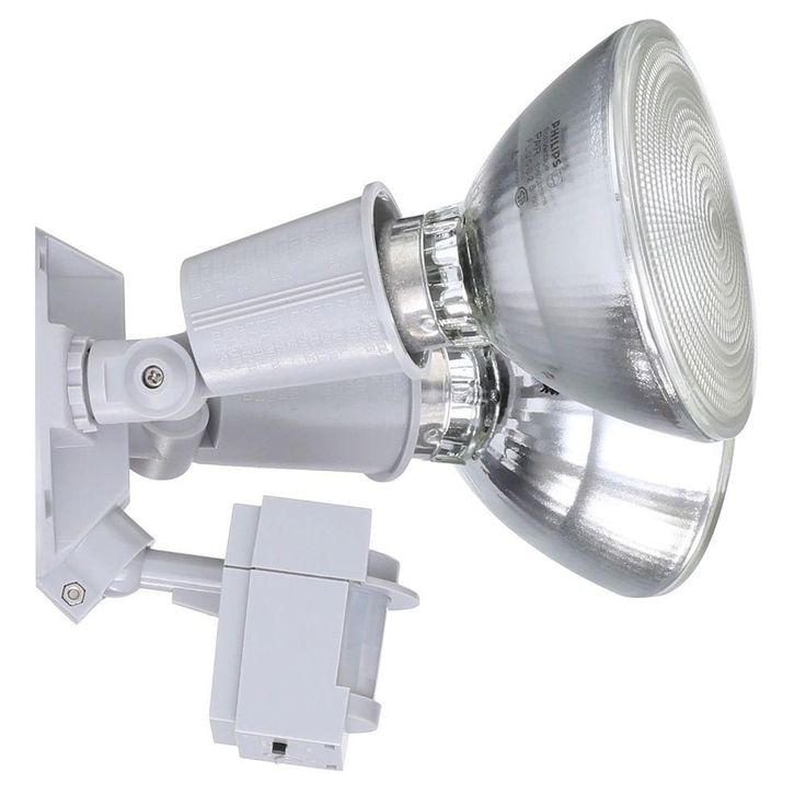 Defiant 110-Degree 2-Light Grey Motion Activated Outdoor Flood Light