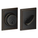 Addison Matte Black Single Cylinder Deadbolt - Super Arbor