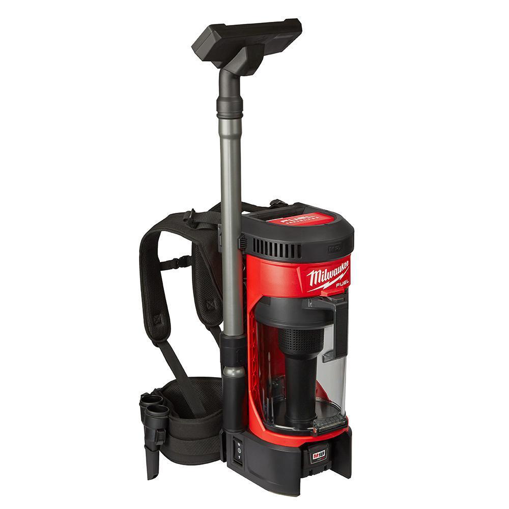 M18 FUEL 18-Volt 1/2 in. Lithium-Ion Cordless Impact Wrench w/ Friction Ring & Backpack Vacuum w/ Two 6.0Ah Batteries - Super Arbor