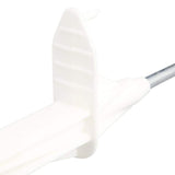 Everbilt 1 in. x 1 in. x 4 ft. White Step-In Fence Post