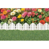 22 in. x 10 in. Plastic Adirondack Decorative Border Lawn Edging - Super Arbor
