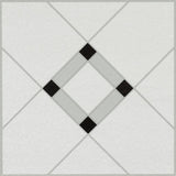 Armstrong Lattice Lane Black/White 12 in. x 12 in. Residential Peel and Stick Vinyl Tile Flooring (45 sq. ft. / case)