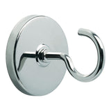 1.34 in. Chrome Plated Magnetic Hooks (4-Pack) - Super Arbor