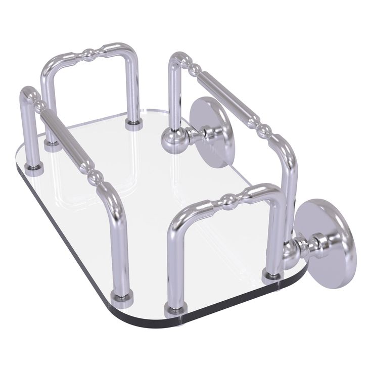 Allied Brass Skyline Wall Mounted Guest Towel Holder in Matte Black