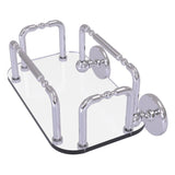 Allied Brass Skyline Wall Mounted Guest Towel Holder in Matte Black