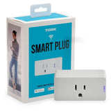 Smart Plug Indoor Wi-Fi 3-Prong Single Outlet Plug Alexa/Asst Compatible, Remote Access, Multi Control and Schedule - Super Arbor
