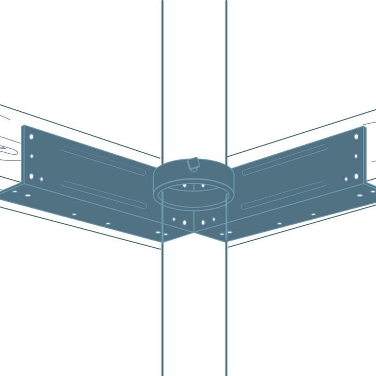 Everbilt 2-3/8 in. Galvanized Steel Chain Link Fence Corner Wood Post Adapter