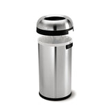 simplehuman 60-Liter Brushed Stainless Steel Steel Touchless Trash Can with Lid