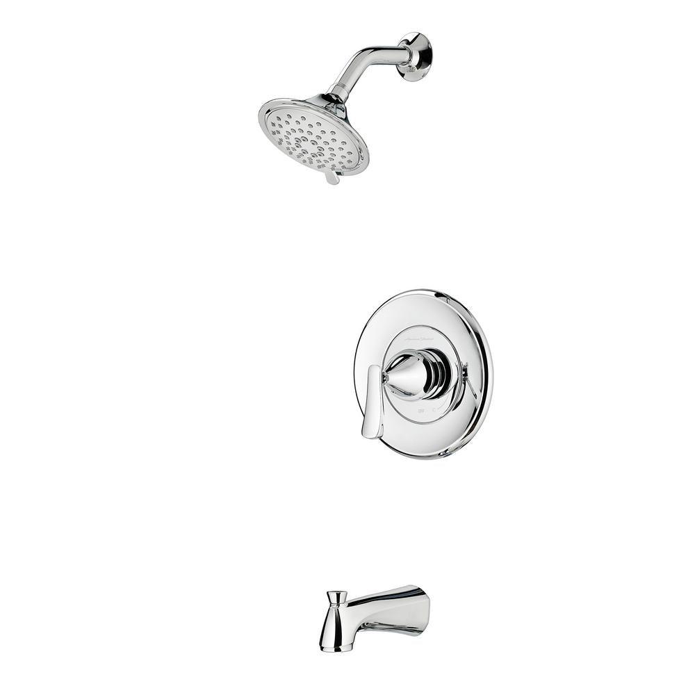 Chatfield Single-Handle 3-Spray Tub and Shower Faucet and 4 in. Centerset Bathroom Faucet Set in Polished Chrome - Super Arbor