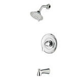 Chatfield Single-Handle 3-Spray Tub and Shower Faucet and 4 in. Centerset Bathroom Faucet Set in Polished Chrome - Super Arbor