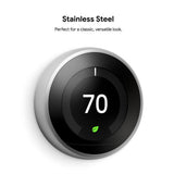 Nest Learning Thermostat 3rd Gen in Stainless Steel 10-pack - Super Arbor