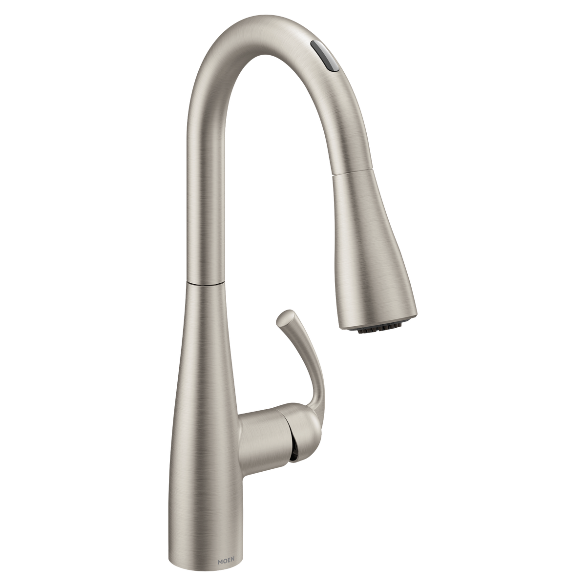 U by Moen Essie Single-Handle Pull-Down Sprayer Smart Kitchen Faucet with Voice Control, Spot Resist Stainless
