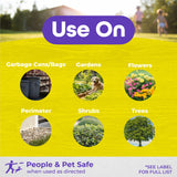 Bonide Go Away! Rabbit, Dog & Cat Repellent Granules – 1 lb Shaker