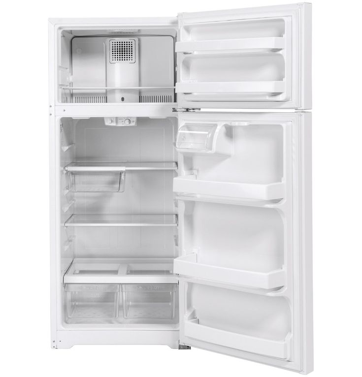 GE 17.5 cu. ft. Top Freezer Refrigerator in White