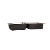Double Bowl, Undermount Sink, ADA, 18-Gauge Stainless Steel, 2-Compartment, I.D. 18 in. x 32 in. x 5.5 in. - DCR