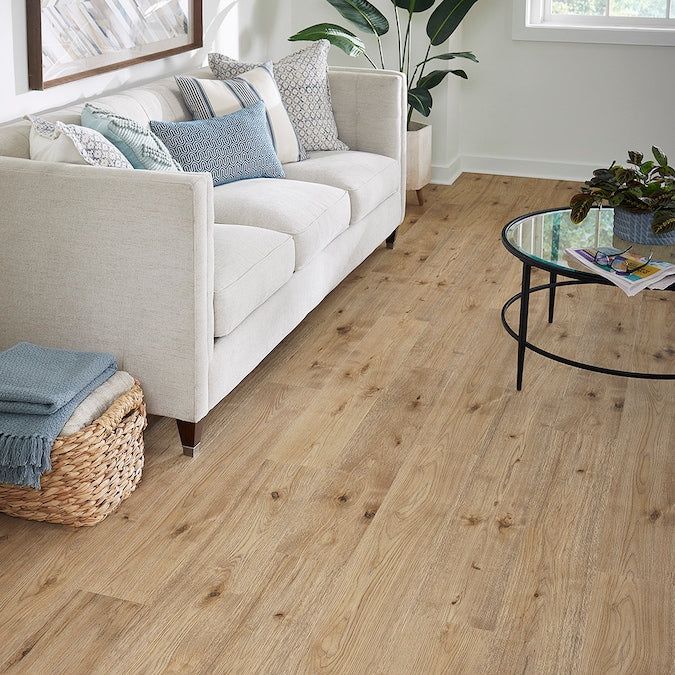 Pergo Pro +WetProtect Jewell Hickory Waterproof Wood Plank Laminate Flooring