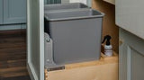 Rev-A-Shelf 35-Quart Plastic Soft Close Pull Out Trash Can