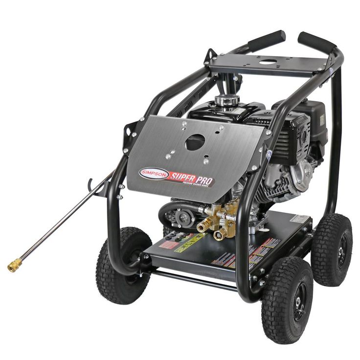 Simpson Super Pro Roll-Cage 4400 PSI at 4.0 GPM HONDA GX390 Cold Water Professional Gas Pressure Washer