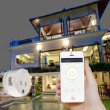 Mini Round Wi-Fi Smart Plug Works with Alexa and Google Home for Voice Control Save Energy (4-Pack) - Super Arbor