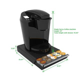 Coupe 30-Capacity Black Coffee Pod Storage Drawer