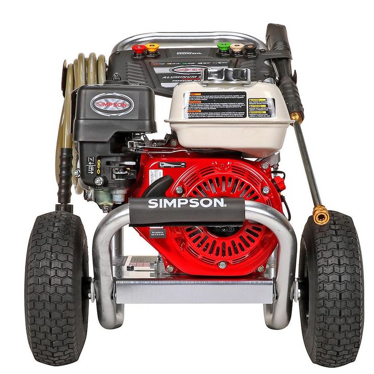 Simpson SIMPSON Aluminum ALH3425-S 3600 PSI at 2.5 GPM HONDA GX200 Cold Water Pressure Washer