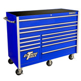 THD Series 55 in. 12-Drawer Roller Cabinet Tool Chest in Blue - Super Arbor