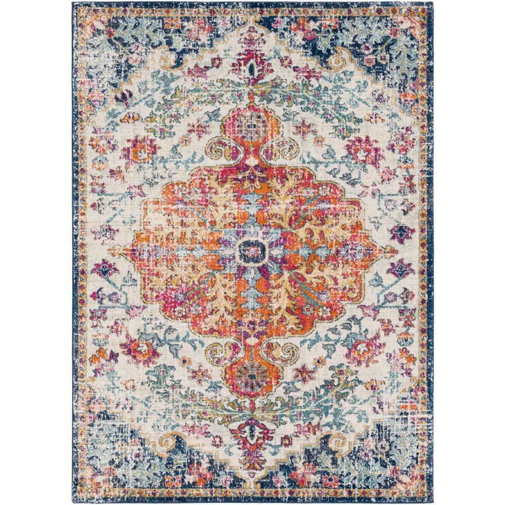 Demeter Ivory 8 ft. x 10 ft. Abstract Area Rug - Super Arbor