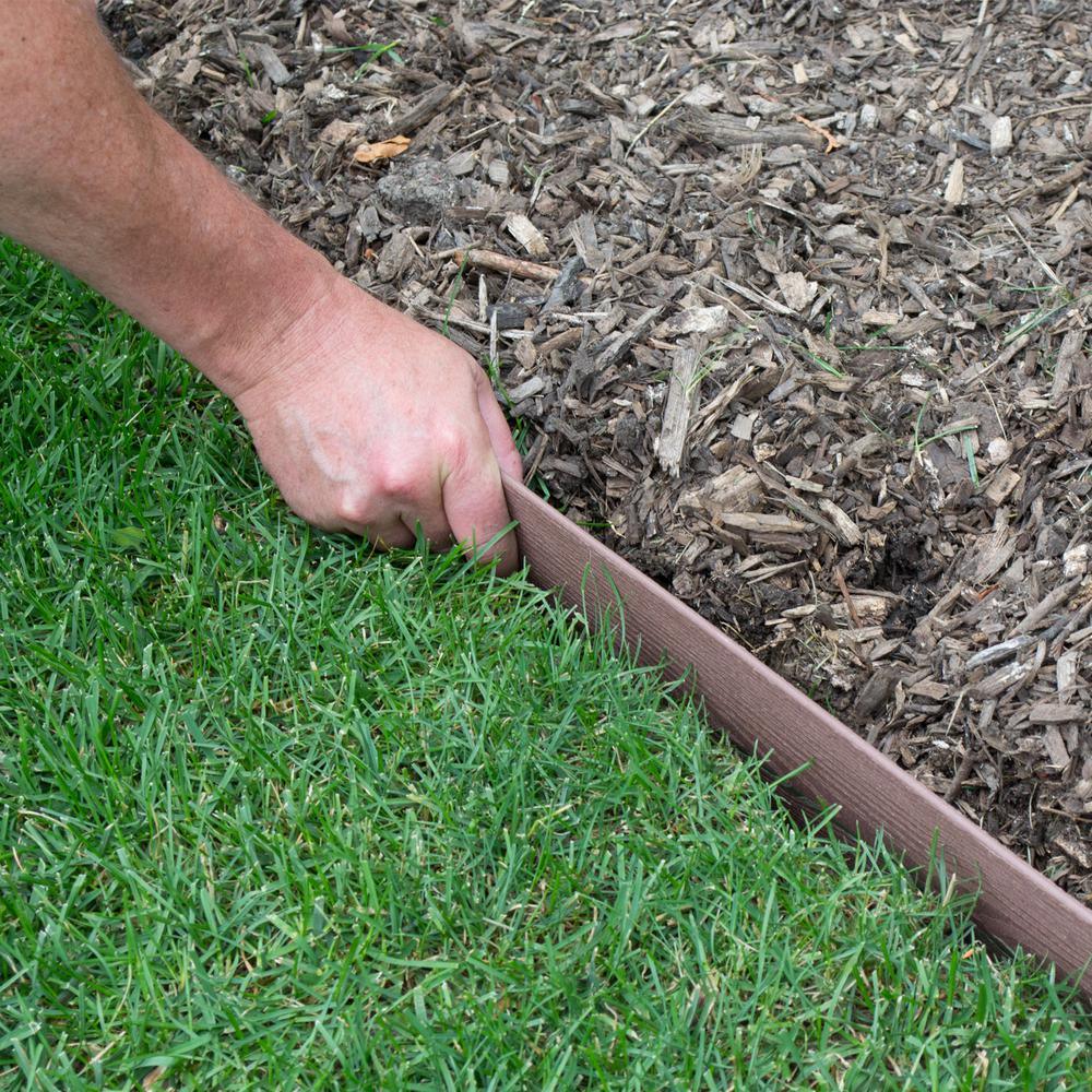 20 ft. Premium Brown Composite Edging - Super Arbor